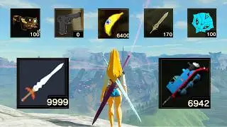 I TRIED 100 MODDED ZELDA WEAPONS