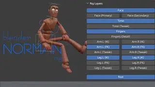 Norman Blender Rigify RIG