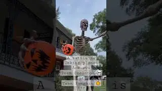 Pumpkins 🎃 vs Skeletons ☠️ to rule HALLOWEEN! Which team are you? Let me know in the comments!