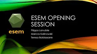 ESEM 2021 Opening Session