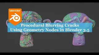 LIVENODING / Blurring Cracks Using Blur Nodes in Blender