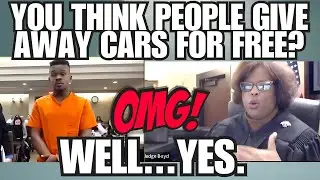 Judge TRIES TO TEACH DUMB CAR THIEF A LESSON In Court!