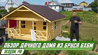 Дача ШАЛЕ 36м2 с шикарным видом на реку / Экодом.РФ