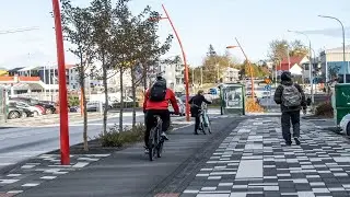 Reykjavik - Raised Cycle Tracks (Iceland - September 2021)