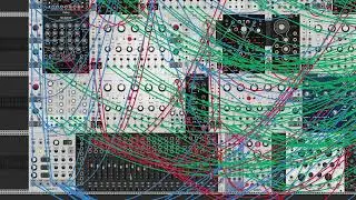 One hour modular generative crazy sounds with the Supercell module.
