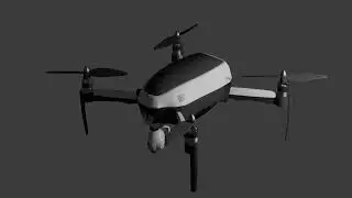 Drones flying (Blender testing)