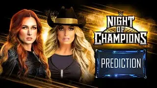 Prediction Night of Champions 2023 - Becky Lynch vs. Trish Stratus