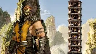 Mortal Kombat 1 - Scorpion (MKX) Klassic Tower (VERY HARD) NO MATCHES LOST
