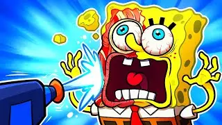 I Powerwashed SpongeBob's Face Off...