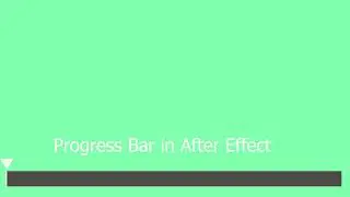 Progress Bar in Adobe After Effects | How to Create Progress Bar in After Effects |