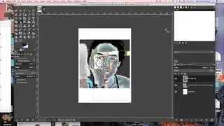 Human Identity Gimp collage using curves and modes in the layers palette