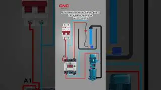 Float switch controls single phase 220V water pump for water supply