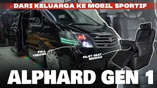 ALPHARD GEN 1 MODIFIKASI FULL || EKTERIOR MENYALA!! INTERIOR AHALL!!