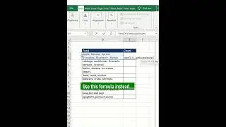How to count comma-separated words in Excel😎 🚀| Here's a quick excel tip  @SMJTech2020