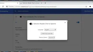 Listening Web Page/ Text To Speech convertor