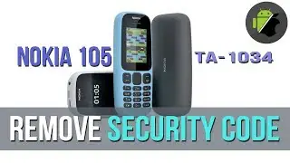 How to remove Security code on Nokia 105 (TA-1034)