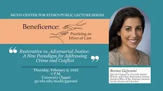 Mudd Center • Beneficence, Practicing the Ethics of Care speaker Seema Gajwani