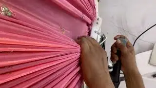 Fabric Manipulation Smocking Fabric Chunnat Crushing Design all Full Part Video