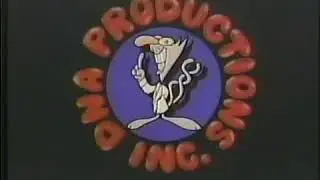 Secret on the 1994 prototype version of the 1998 DNA Productions logo