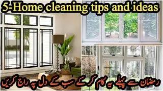 5-home cleaning tips and ideas || diy cleaner for cleaning Glass window || tips by Amal's kitchen