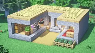 How to Build a Stone Survival Base in Minecraft #12 - Minecraft Build Ideas