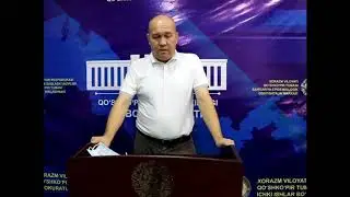QO'SHKO'PIR TUMAN DSENM RAHBARI MUZAFFAR YUSUPOV  ISHTIROKIDA BRIFING