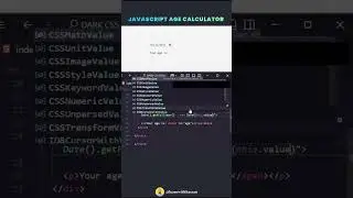 How to create age Calculator using HTML, CSS & JavaScript |  CodeMinds