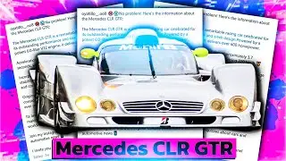 Mercedes CLR GTR. Copypasta became a MEME
