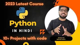 Python Tutorial For Beginners in Hindi (with Projects) 🔥