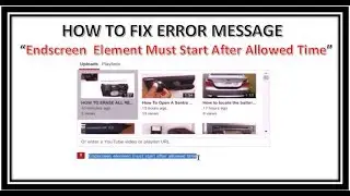 How To Fix Error Message 
