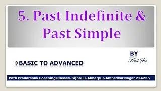 Past Indefinite Tense#Simple Past Tense#Tenses
