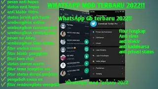 GB Whatsapp Terbaru 2022 || Wa Gb Versi V13.35 || Wa Gb Update Terbaru 2022 #gbwhatsapp #wtf