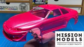 Aoshima: Toyota Soarer JZZ30 Vertex Part 1 Testing Mission Models paint