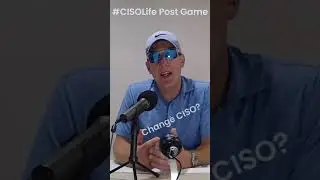 #CISOlife Post Game - Alert Fatigue, New Coach?, Hiring Plans - Episode 03 #shorts #cybersecurity