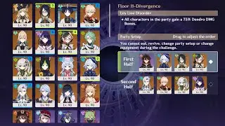 Spiral Abyss Floor 11 (Aug 2024) [9 Stars] | Genshin Impact