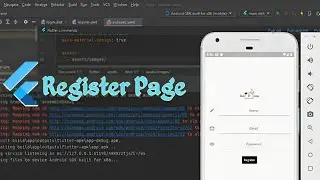 Flutter Tutorial for Beginners -- Register Page -- Source Code
