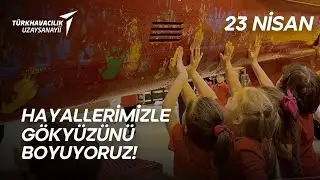 Hayallerimizle gökyüzünü boyuyoruz! 🎨🖐🏻✈️ #23Nisan