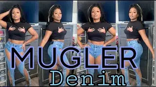 Mugler Sheer Denim Jean Review | Worth it ? | Big Booty Jeans? | Size 38 & 40 | Danielle Denese