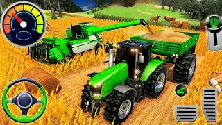 Indian Tractor Farming Simulator 3D - Real Grand Farmland Transport Walkthrough: Android Gameplay