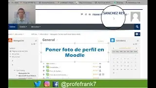 Poner foto de perfil en Moodle.