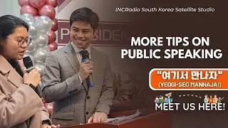 More Tips on Public Speaking | Meet Us Here (Yeogi-Seo Mannaja!) | March 30, 2025