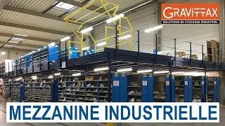 Plate-forme / mezzanine de stockage industriel - Gravittax