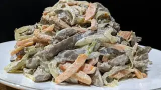 Всего ЧЕТЫРЕ ингредиента! Этот салат покорил миллионы простотой и вкусом! Остановиться не возможно!