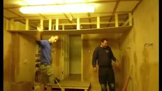 Garage to Cinema conversion