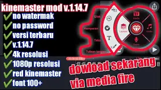 Kinemaster terbaru 2020 || gratis , no pw , via media fire  v.1.14.7