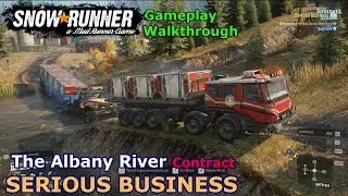 SnowRunner - Serious Business | The Albany River Contract - Ontario, Canada - Phase 9