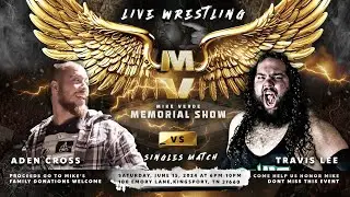 Travis Lee vs Aden Cross.  Mike Verde Memorial Show.