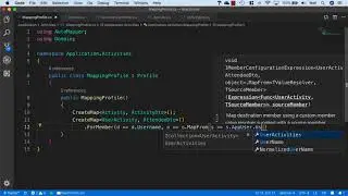 9  Configuring AutoMapper mappings