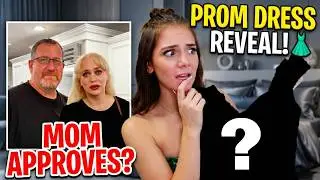 MY PROM DRESS REVEAL! (Plus my mom’s extreme helicopter parenting... 🚁)