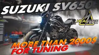 MORE THAN 2000$ CUSTOM TUNING for SUZUKI SV650